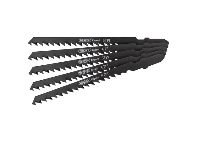 Draper DT244D Jigsaw Blade Set, 100mm (5 Piece) 81727 Draper - Town Tools 