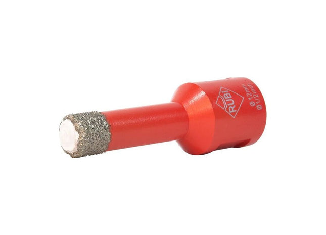 Rubi Tiling Tools Dry Cut Diamond Drill Bit 12mm RUBI TILING TOOLS - RockBottom Nothampton
