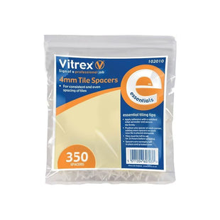 Vitrex Essential Tile Spacers 4mm (Pack 350) Vitrex - RockBottom Northampton