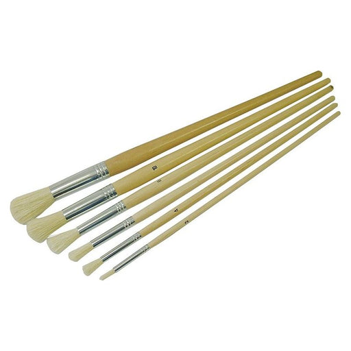 Faithfull Round Fitch Brush Set. 6 Piece Faithfull - RockBottom Northampton