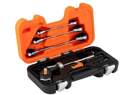 Bahco Pistol Grip Ratcheting Screwdriver Set, 25 Piece Bahco - RockBottom Northampton