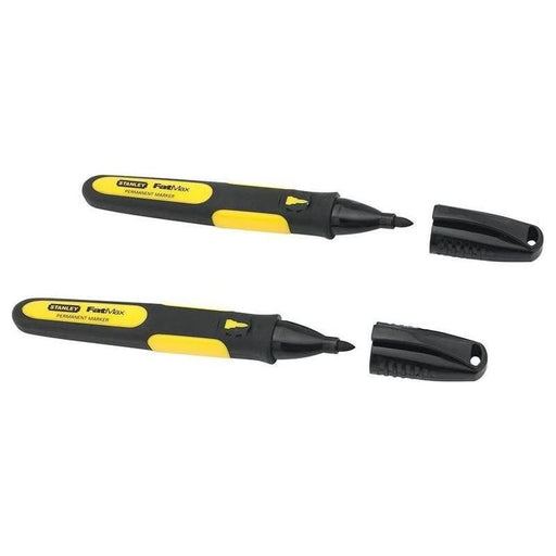 Stanley® Hand Tools Fine Tip Marker Black (Pack 2) STANLEY® Hand Tools - RockBottom Nothampton