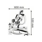 Bosch GCM 12 SDE Professional Sliding Mitre Saw 1450W 240V Bosch - RockBottom Northampton