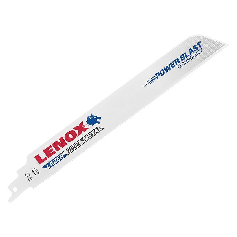 Lenox MetalWolf Wave Edge Reciprocating Saw Blade 229 x 25 x 1.07mm (Pack 5) LENOX - RockBottom Northampton