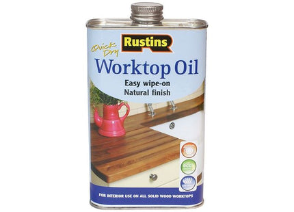 Rustins Worktop Oil 500ml Rustins - RockBottom Nothampton