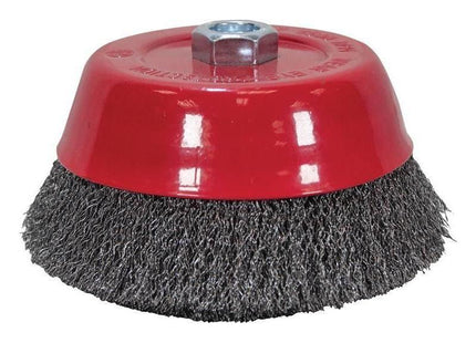 Faithfull Wire Cup Brush 125mm M14x2, 0.30mm Steel Wire Faithfull - RockBottom Northampton