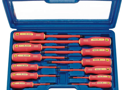 Draper Fully Insulated Screwdriver Set (12 Piece) 46541 Draper - Town Tools 