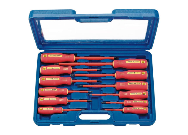 Draper Fully Insulated Screwdriver Set (12 Piece) 46541 Draper - Town Tools 