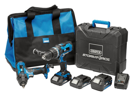 Draper Storm Force 20V Cordless Workshop Kit (7 Piece) 40451 Draper - Town Tools 
