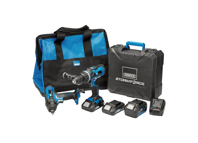 Draper Storm Force 20V Cordless Workshop Kit (7 Piece) 40451 Draper - Town Tools 