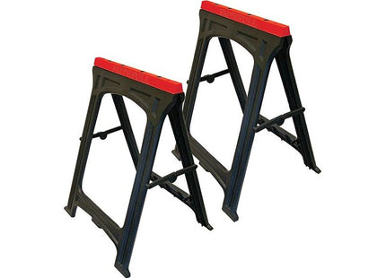 Faithfull Plastic Trestles Height 82cm x Length 57cm (Twin Pack) Faithfull - RockBottom Northampton