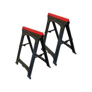 Faithfull Plastic Trestles Height 82cm x Length 57cm (Twin Pack) Faithfull - RockBottom Northampton