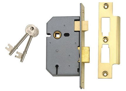 Union 2277 3 Lever Mortice Sashlock Satin Chrome 77.5mm 3in Visi UNION - RockBottom Northampton