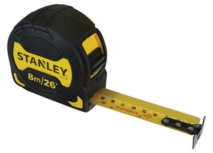 Stanley® Hand Tools Grip Pocket Tape 8m/26ft (Width 28mm) STANLEY® Hand Tools - RockBottom Nothampton