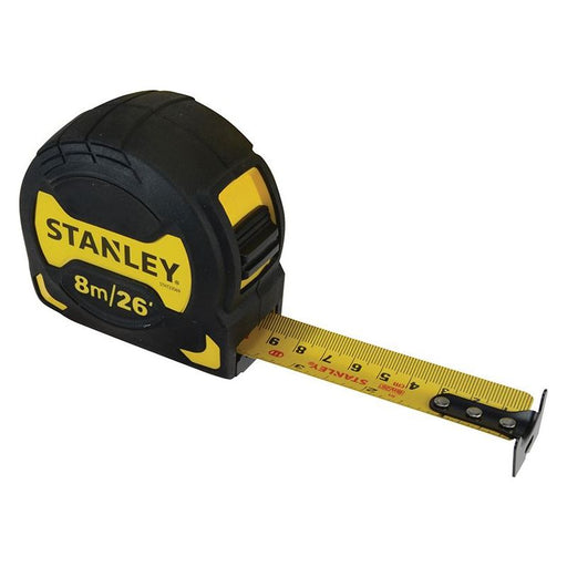 Stanley® Hand Tools Grip Pocket Tape 8m/26ft (Width 28mm) STANLEY® Hand Tools - RockBottom Nothampton