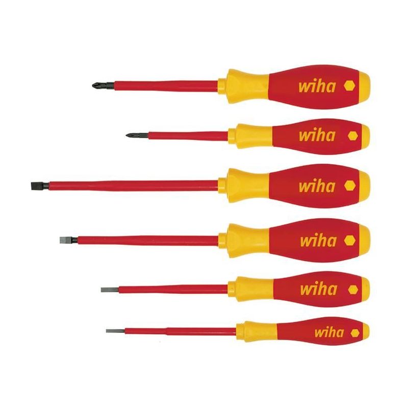 Wiha SoftFinish® electric SL/PH Screwdriver Set, 6 Piece Wiha - RockBottom Northampton