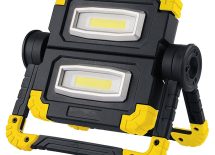 Draper Twin COB LED Rechargeable Worklight, 10W, 850 Lumens 87696 Draper - Town Tools 