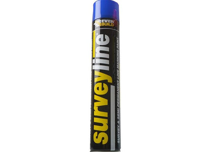 Everbuild Sika Survey Line® Marker Spray Blue 700ml Everbuild Sika - RockBottom Northamptin