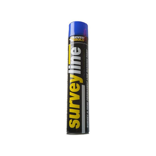 Everbuild Sika Survey Line® Marker Spray Blue 700ml Everbuild Sika - RockBottom Northamptin