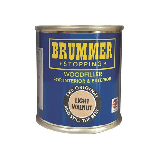 Brummer® Wood Filler Light Walnut 250g Brummer® - RockBottom Northampton