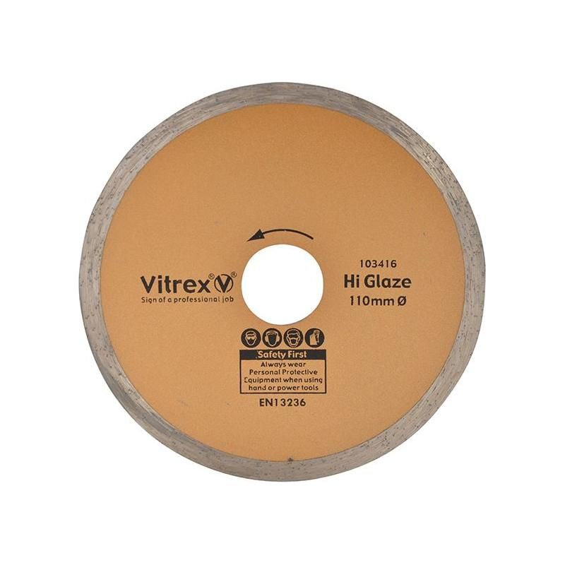 Vitrex Hi Glaze Diamond Blade 110mm Vitrex - RockBottom Northampton