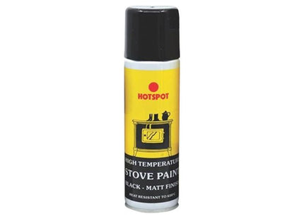 Hotspot Spray Stove Paint Matt Black 150ml Hotspot - RockBottom Northampton