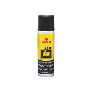 Hotspot Spray Stove Paint Matt Black 150ml Hotspot - RockBottom Northampton