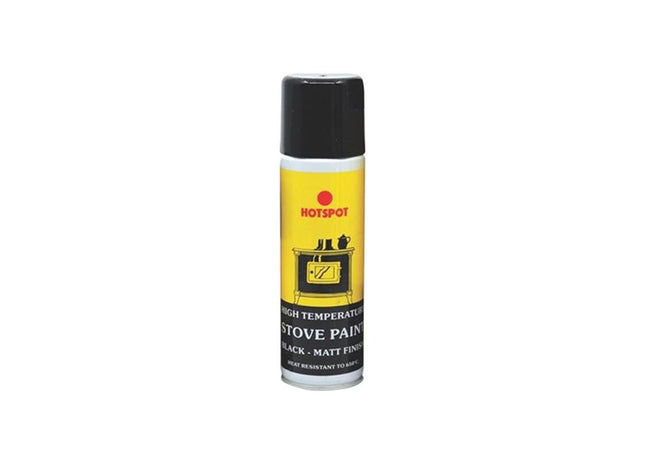 Hotspot Spray Stove Paint Matt Black 150ml Hotspot - RockBottom Northampton