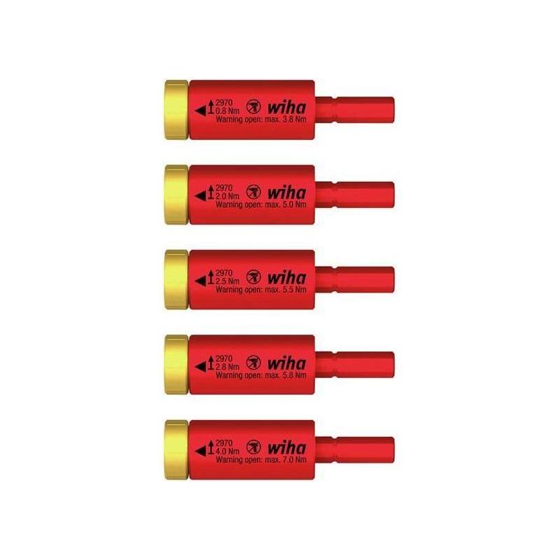 Wiha electric easyTorque Adapter Set, 5 Piece Wiha - RockBottom Northampton
