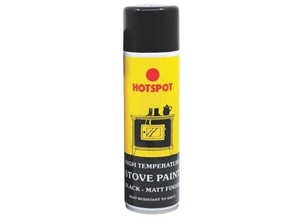 Hotspot Spray Stove Paint Matt Black 250ml Hotspot - RockBottom Northampton