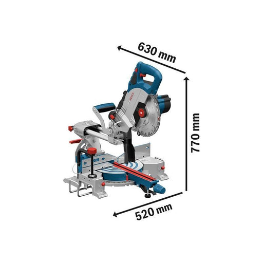 Bosch GCM 18V-216 Professional BITURBO Mitre Saw 18V Bare Unit Bosch - RockBottom Northampton