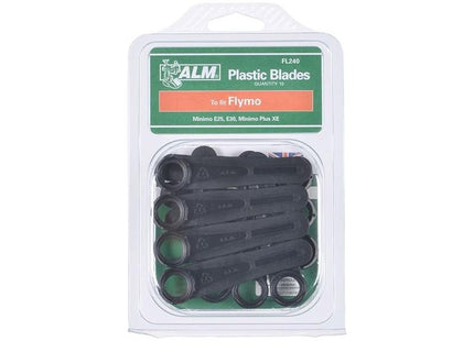 Alm Manufacturing FL240 Plastic Blades Large Hole to Suit Flymo ALM Manufacturing - RockBottom Northampton 