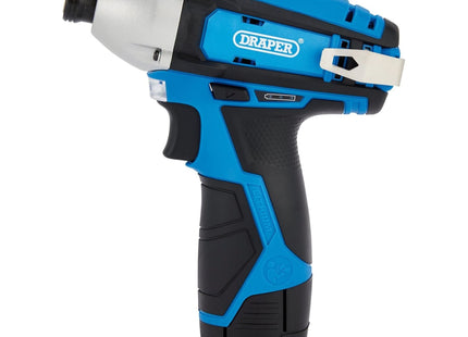 Draper 12V Impact Driver, 1/4" Hex., 1 x 1.5Ah Battery, 1 x Fast Charger Draper - Town Tools