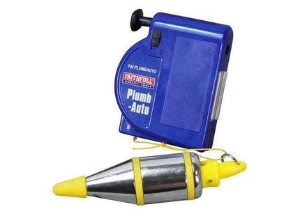 Faithfull Plumb-Auto Automatic Plumb Line 400g (14oz) Faithfull - RockBottom Northampton