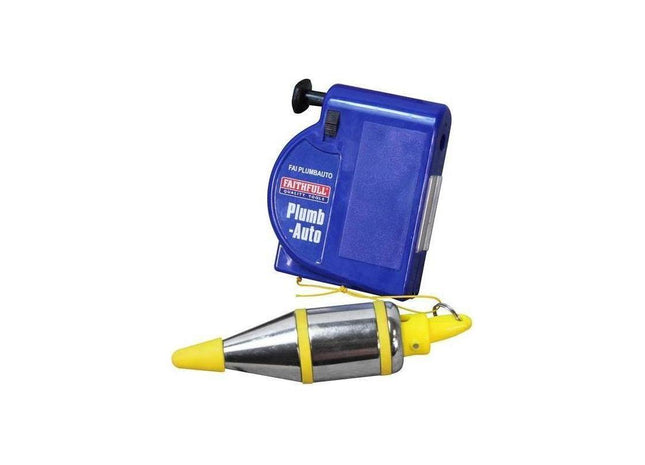 Faithfull Plumb-Auto Automatic Plumb Line 400g (14oz) Faithfull - RockBottom Northampton