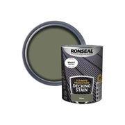 Ronseal Ultimate Protection Decking Stain Willow 5 litre Ronseal - RockBottom Nothampton