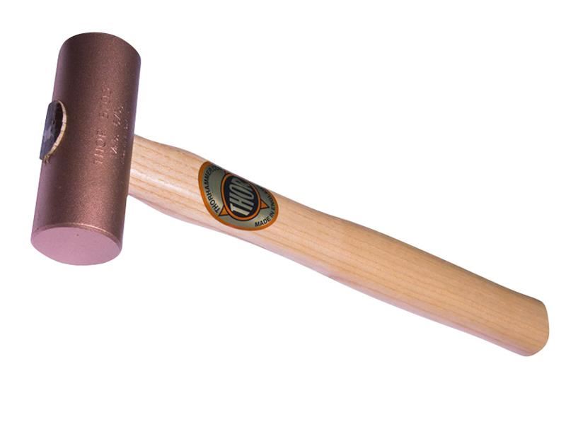 Thor Round Solid Copper Mallet 32mm 600g Thor - RockBottom Northampton