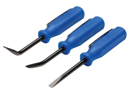 Draper Mini Pry Bar Set, 125mm, Blue (3 Piece) Draper - Town Tools