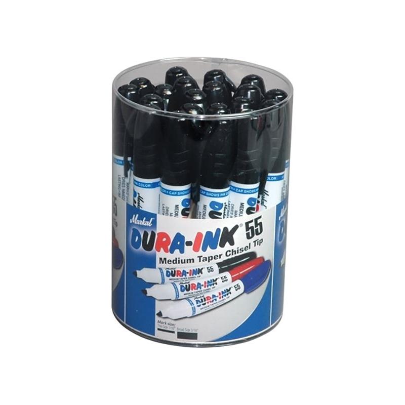 Markal DURA-INK® 55 Medium Taper Marker Black (Tub 20) Markal - RockBottom Northampton