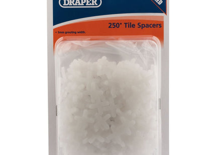 Draper Tile Spacers, 5mm (Approx 250) 82758 Draper - Town Tools 