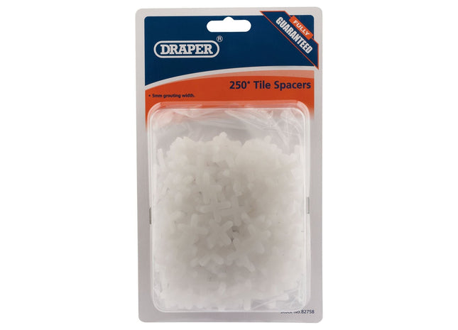 Draper Tile Spacers, 5mm (Approx 250) 82758 Draper - Town Tools 