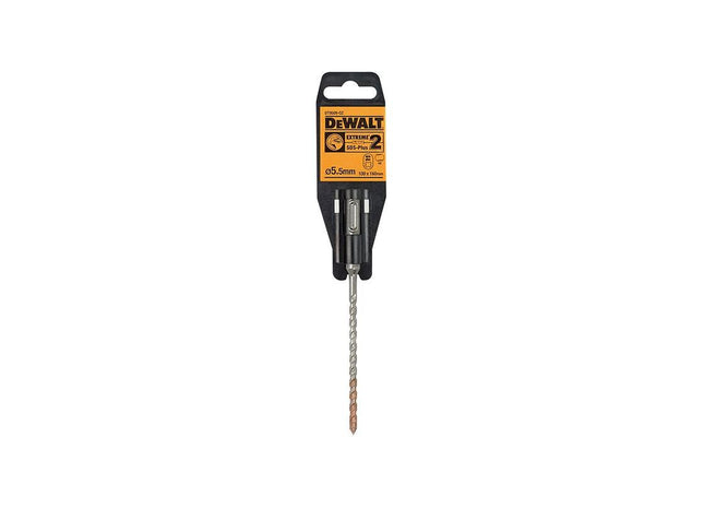 Dewalt Power Tools SDS Plus EXTREME 2® Drill Bit 5.5 x 160mm DeWALT Power Tools - RockBottom Northampton