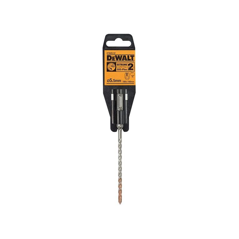 Dewalt Power Tools SDS Plus EXTREME 2® Drill Bit 5.5 x 160mm DeWALT Power Tools - RockBottom Northampton