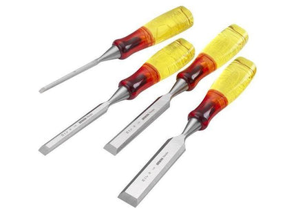 Irwin® Marples® M373 Bevel Edge Chisel Splitproof Handle Set, 4 Piece IRWIN® Marples® - RockBottom Northampton