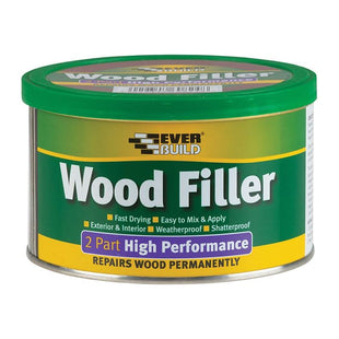 Everbuild Sika 2-Part High-Performance Wood Filler Redwood 500g Everbuild Sika - RockBottom Northamptin