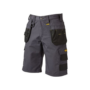 Dewalt Power Tools Cheverley Lightweight Grey Polycotton Shorts Waist 34in DeWALT Power Tools - RockBottom Northampton