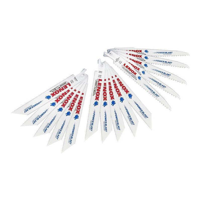 Lenox General Purpose Reciprocating Saw Blade Set, 15 Piece LENOX - RockBottom Northampton
