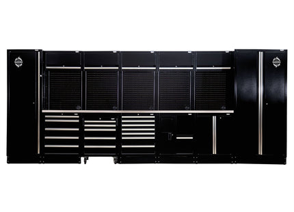 Draper BUNKER Modular Storage Combo with Stainless Steel Worktop (25 Piece) Draper - Town Tools 