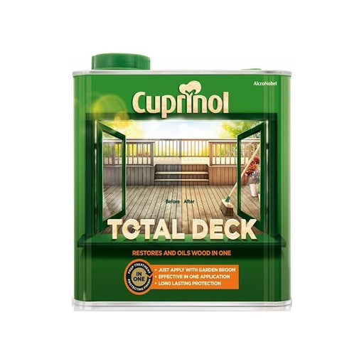 Cuprinol Total Deck Restore & Oil Wood Clear 2.5 litre Cuprinol - RockBottom Northampton