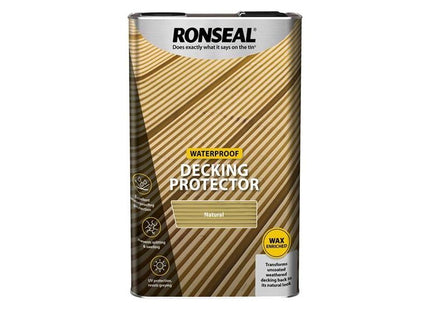 Ronseal Decking Protector Natural 5 litre Ronseal - RockBottom Nothampton